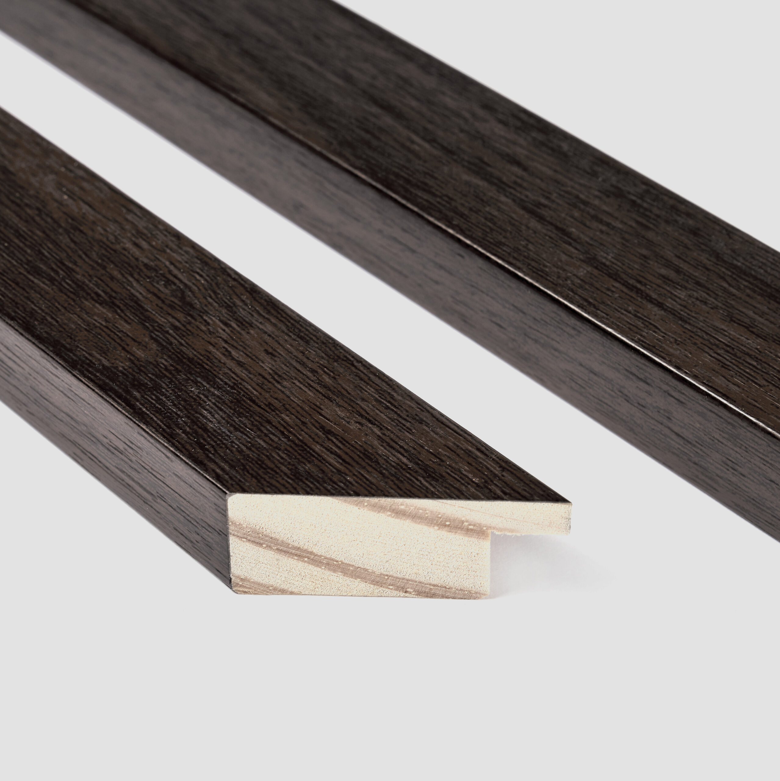 Moldura de madera clásica plana